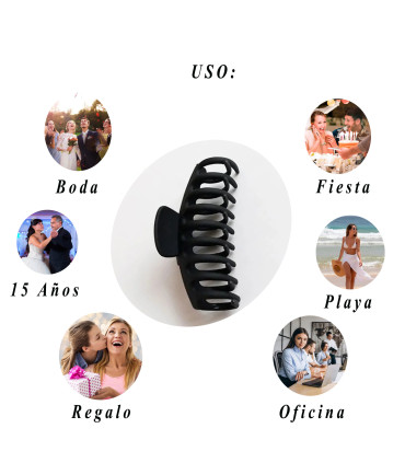 Kit 6 Pinzas Gancho para el Cabello