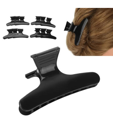 12 Pinzas Gancho de Peluqueria