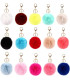 Llavero de pompon de circulo