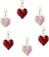 Llavero  de Cristal de Corazones