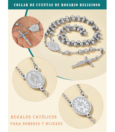 Rosarios  de Lariat de Acero
