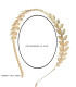 Cintillo Hojas de Olivo Doradas
