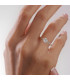 Anillo de Compromiso Plata Ley 925