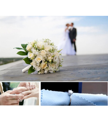 Anillo de Compromiso Plata Ley 925