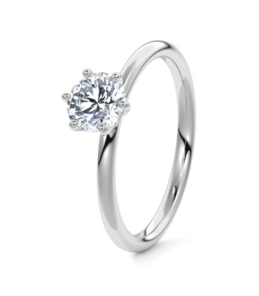 Anillo de Compromiso Plata Ley 925