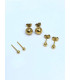 Zarcillos Topitos de Acero Inoxidable