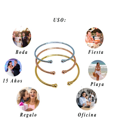 Set de Tres Brazaletes de Goldfield