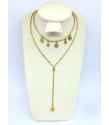 Cadena  de Lariat de Acero Inoxidable