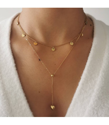 Cadena  de Lariat de Acero Inoxidable