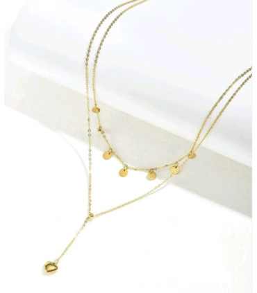 Cadena  de Lariat de Acero Inoxidable