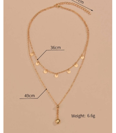 Cadena  de Lariat de Acero Inoxidable