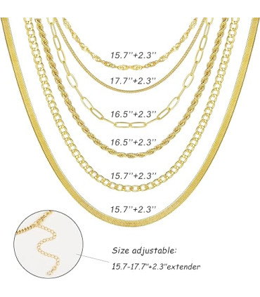 Cadenas de Gold filled en Diferentes Diseños