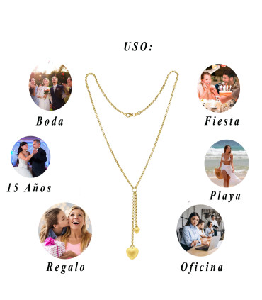 Cadena  Juvenil de Acero Inoxidable