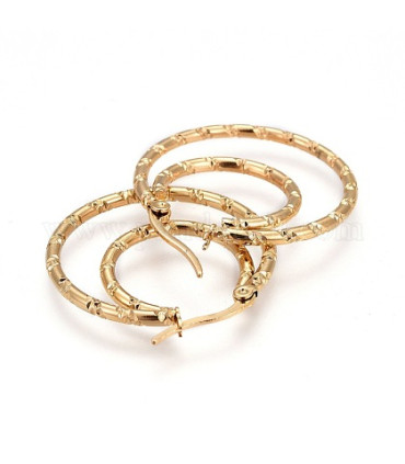 Argollas  Doble de Acero Inoxidable