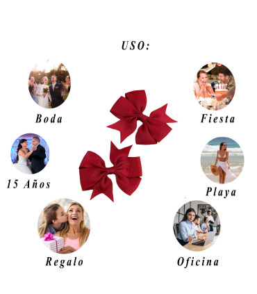 Lazos Infantiles de cinta de grogrén