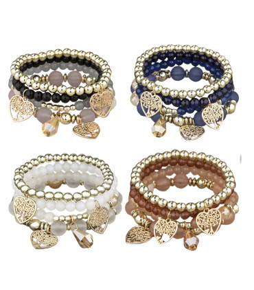 Set de Pulsera  de Corazón