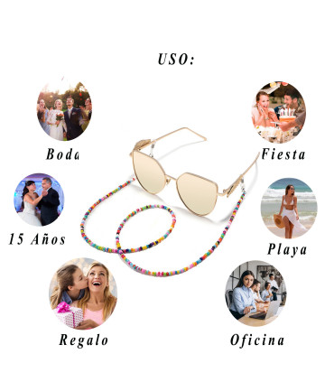 Straps  de Flores para lentes