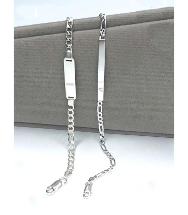 Esclavas Pulseras de Plata Italiana 925 para Dama