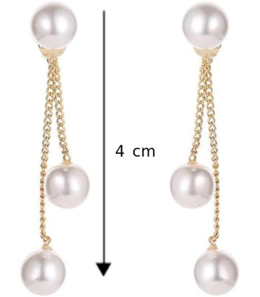 Zarcillos  Perla Colgante