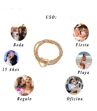 Set De Pulseras Brazz De Balines