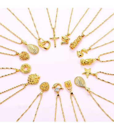 Cadenas de Goldfield con Dijes de diferentes diseños