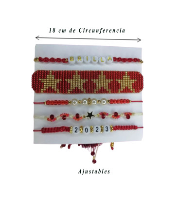 Pulseras en Diseños Surtidos